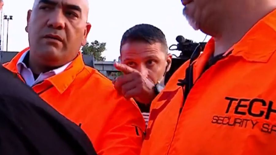 El momento que Andrés Gariano amenaza a Frank Kudelka