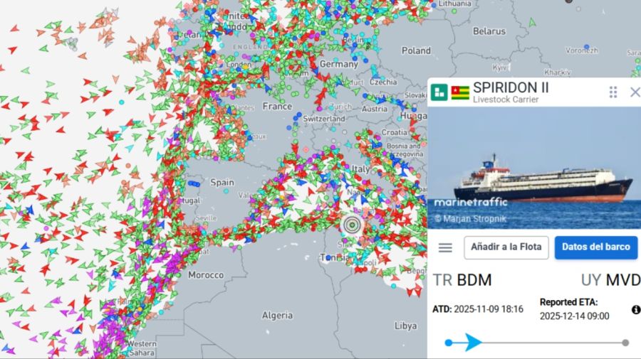 Dónde está el buque Spiridon II 20251118