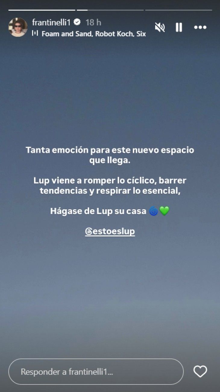 El anuncio de Francisco Tinelli