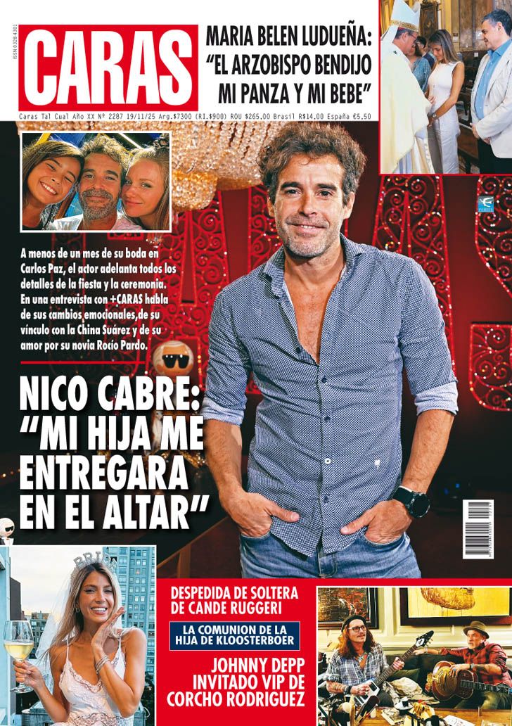 Nico Cabré: “Mi hija me entregará en el altar”