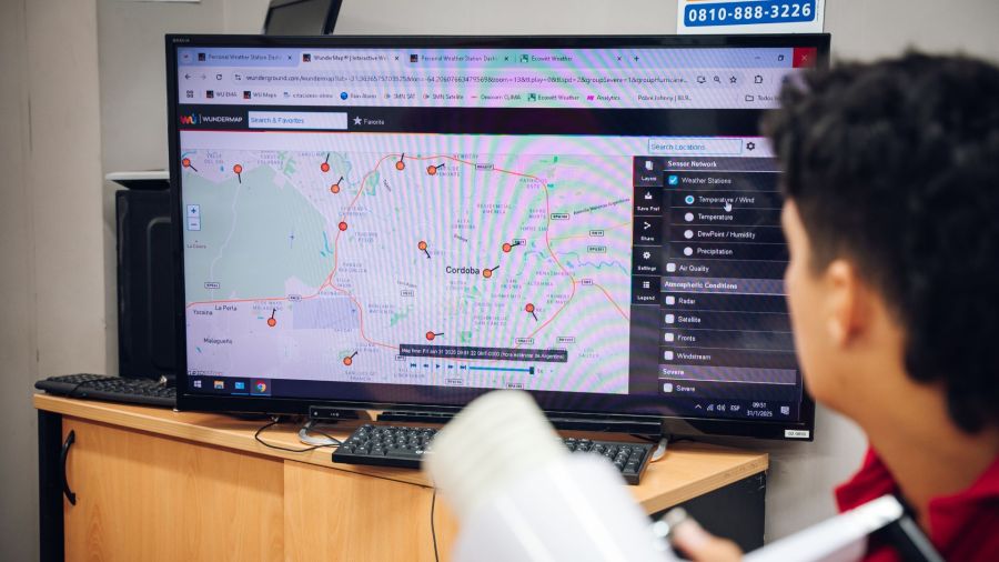 Estaciones meteorológicas en Córdoba