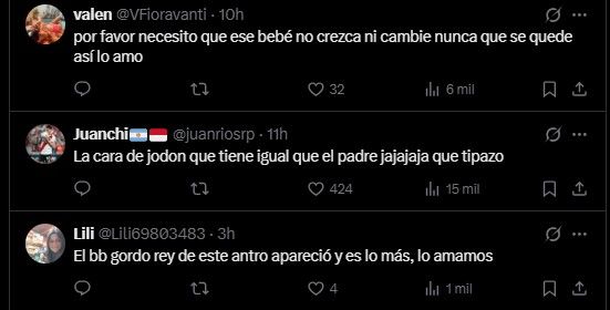 El hijo de Valentina Cervantes y Enzo Fernández fue furor en la red