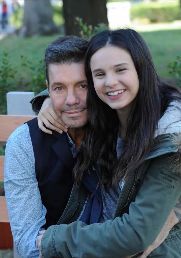 Marcelo Tinelli y Juana Tinelli