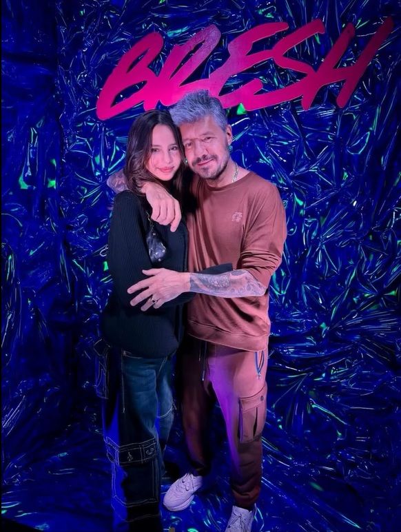 Marcelo Tinelli y Juana Tinelli