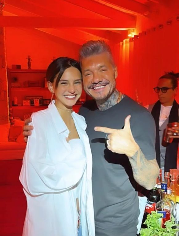 Marcelo Tinelli y Juana Tinelli