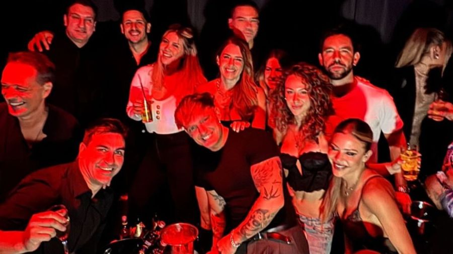 Wanda Nara junto a los participantes de MasterChef Celebrity