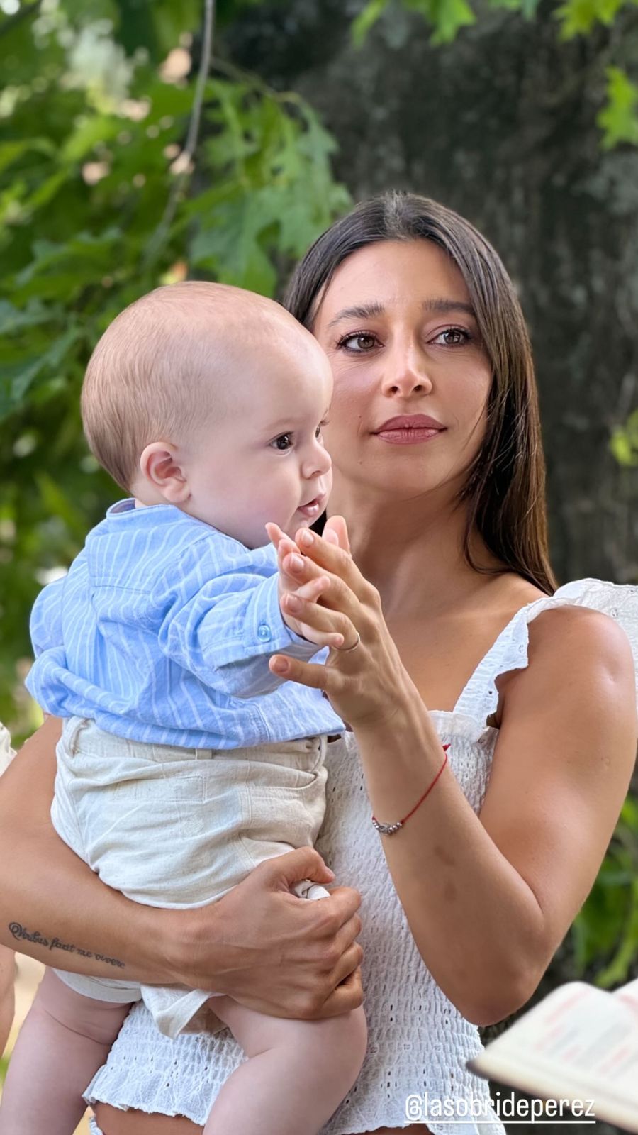 Bautismo hijo de Sol Pérez