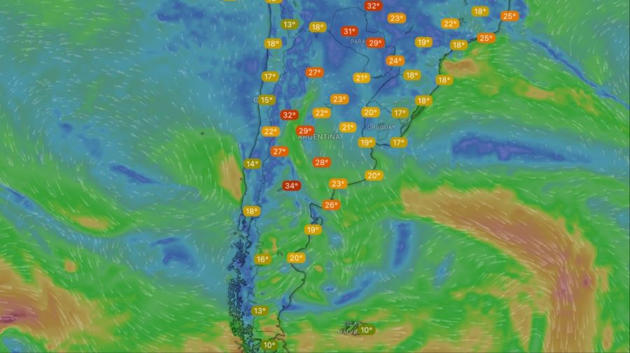 Clima lunes 24 de septiembre