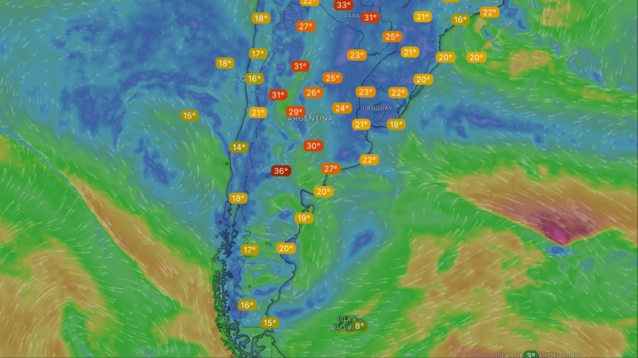 Clima martes 25 de noviembre