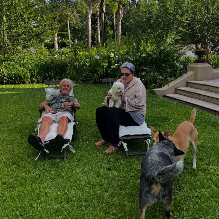 Vero Lozano y Johnny Depp