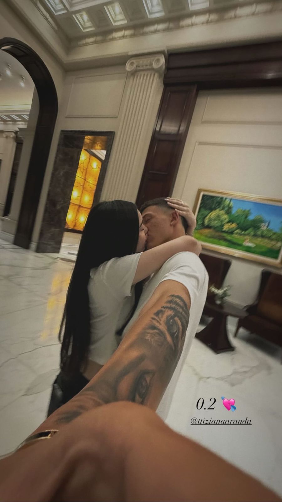 Bastián Demichelis, Evangelina Anderson