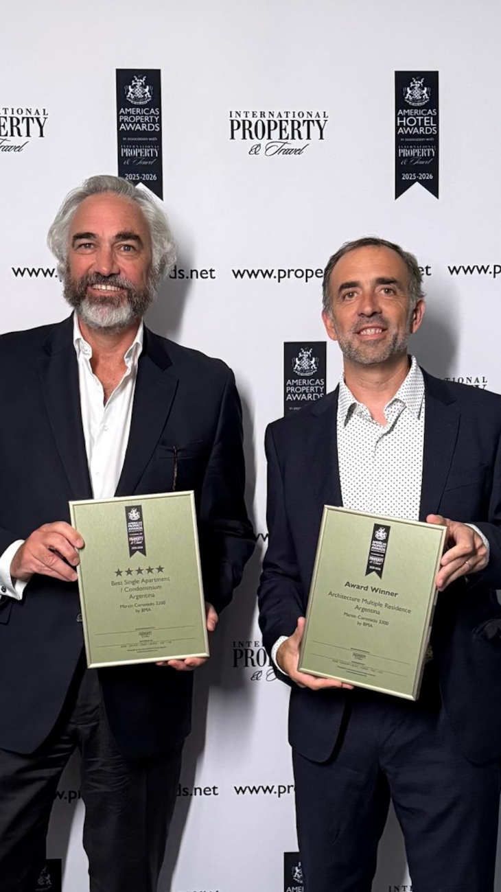 Rodolfo Miani y Martín Freyre, arquitectos del proyecto.