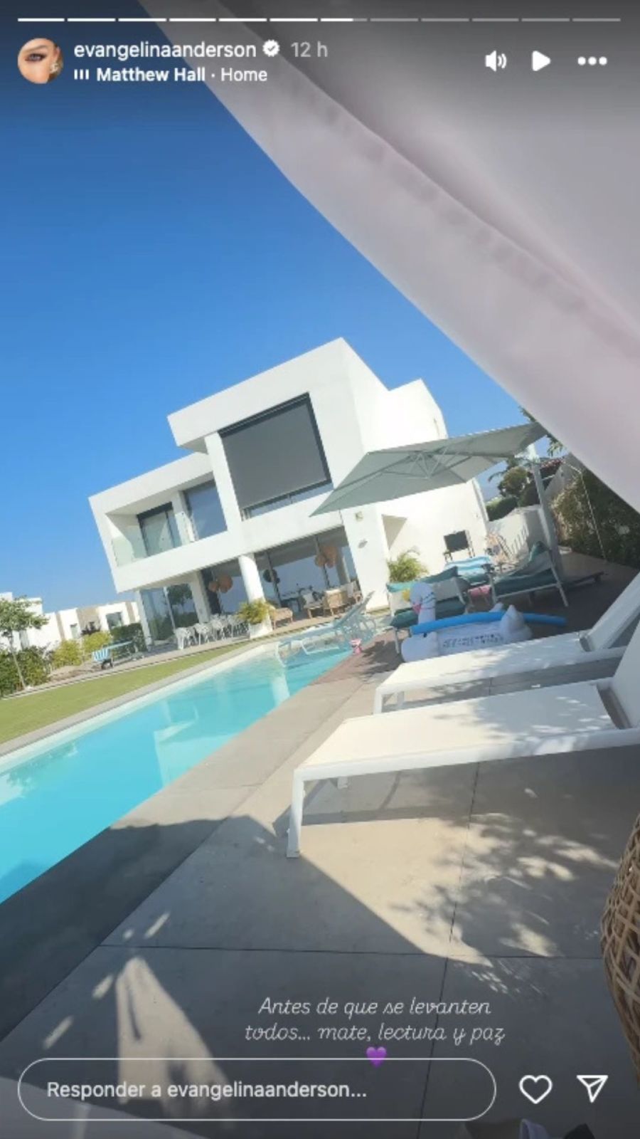 Evangelina Anderson y Martín Demichelis