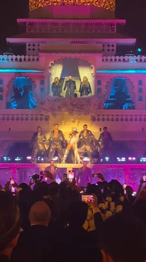 Jennifer Lopez en el casamiento indio 