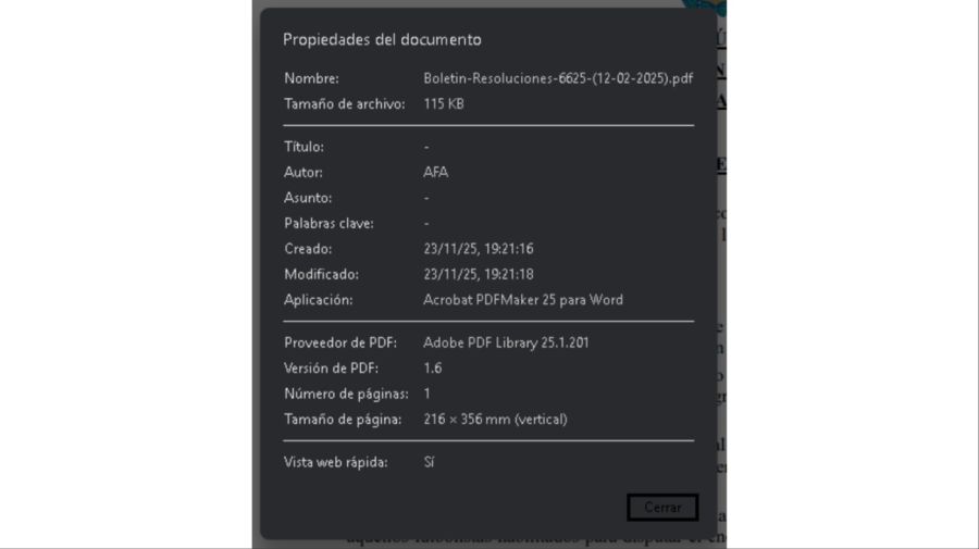 The Argentine Football Association had forged a document to punish Estudiantes for walking backwards in the hallway