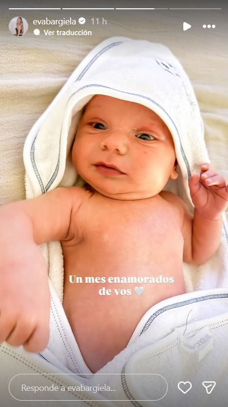 Eva Bargiela y su hijo Faustino