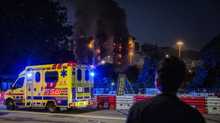 Incendio en un Complejo de Torres en HONG KONG 26112025