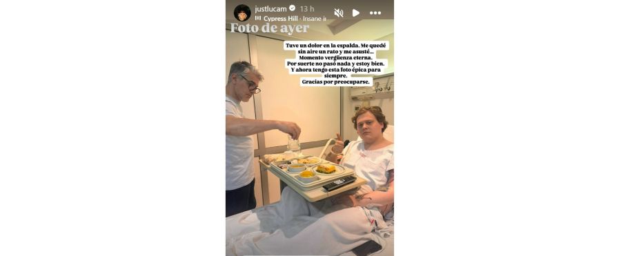 Internaron a Luca Martin