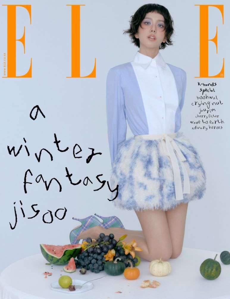 Jisoo para Elle para Dior