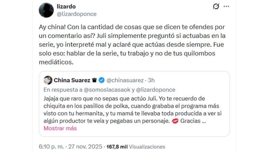 Lizardo Ponce contra la China