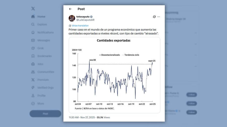 Posteo Luis Caputo 27112025