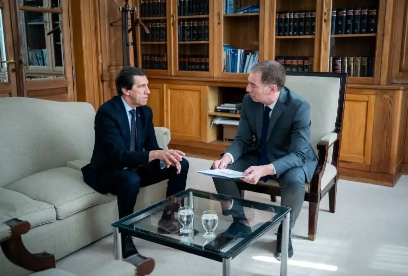 28-11-2025 Santilli Sadir reunión Casa Rosada