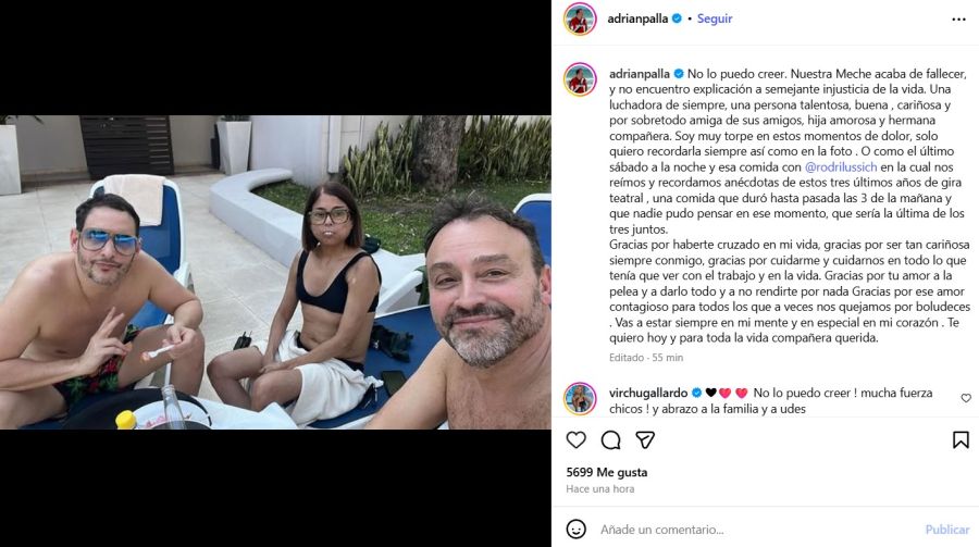 Adrián Pallares y Meche Portillo