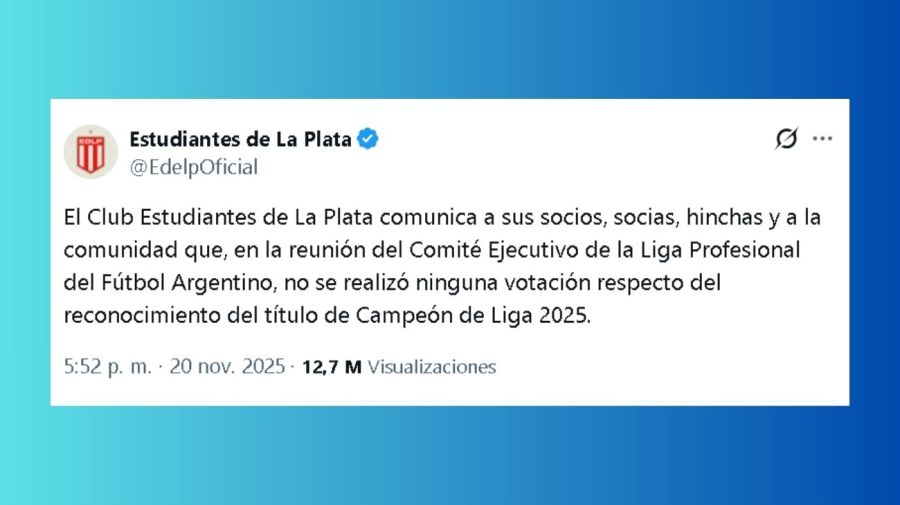 Students from La Plata reported that no votes were taken at the AFA