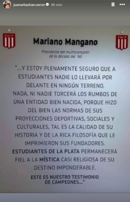 The story of Juan Sebastian Veron