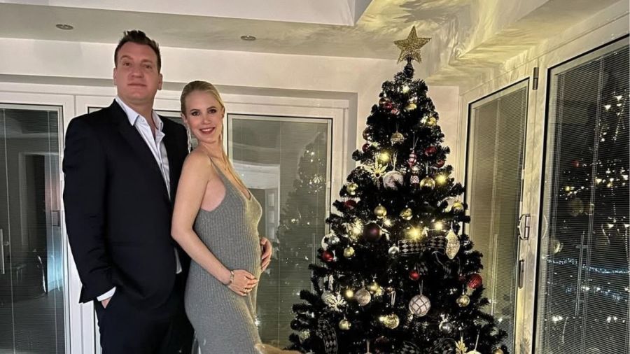 Maxi López y Daniela Christiansson