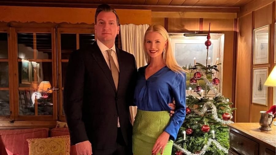 Maxi López y Daniela Christiansson