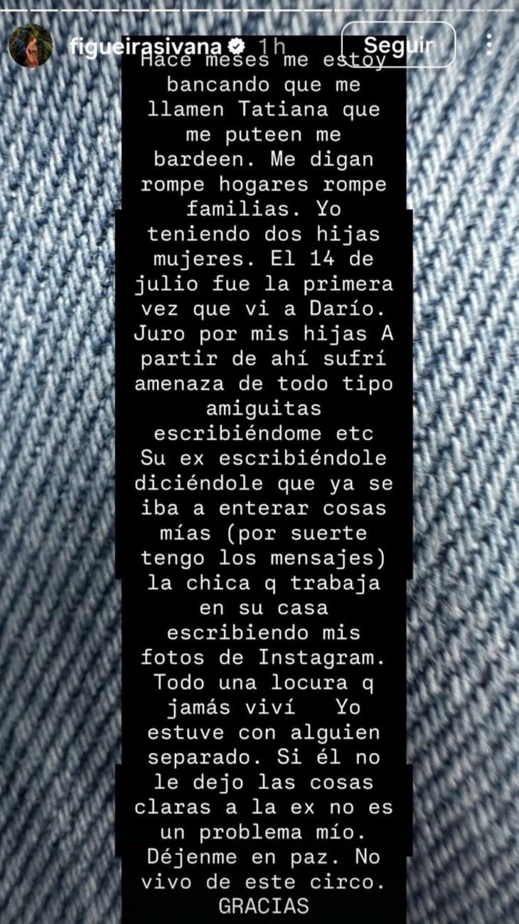 El descargo de Ivana Figueiras