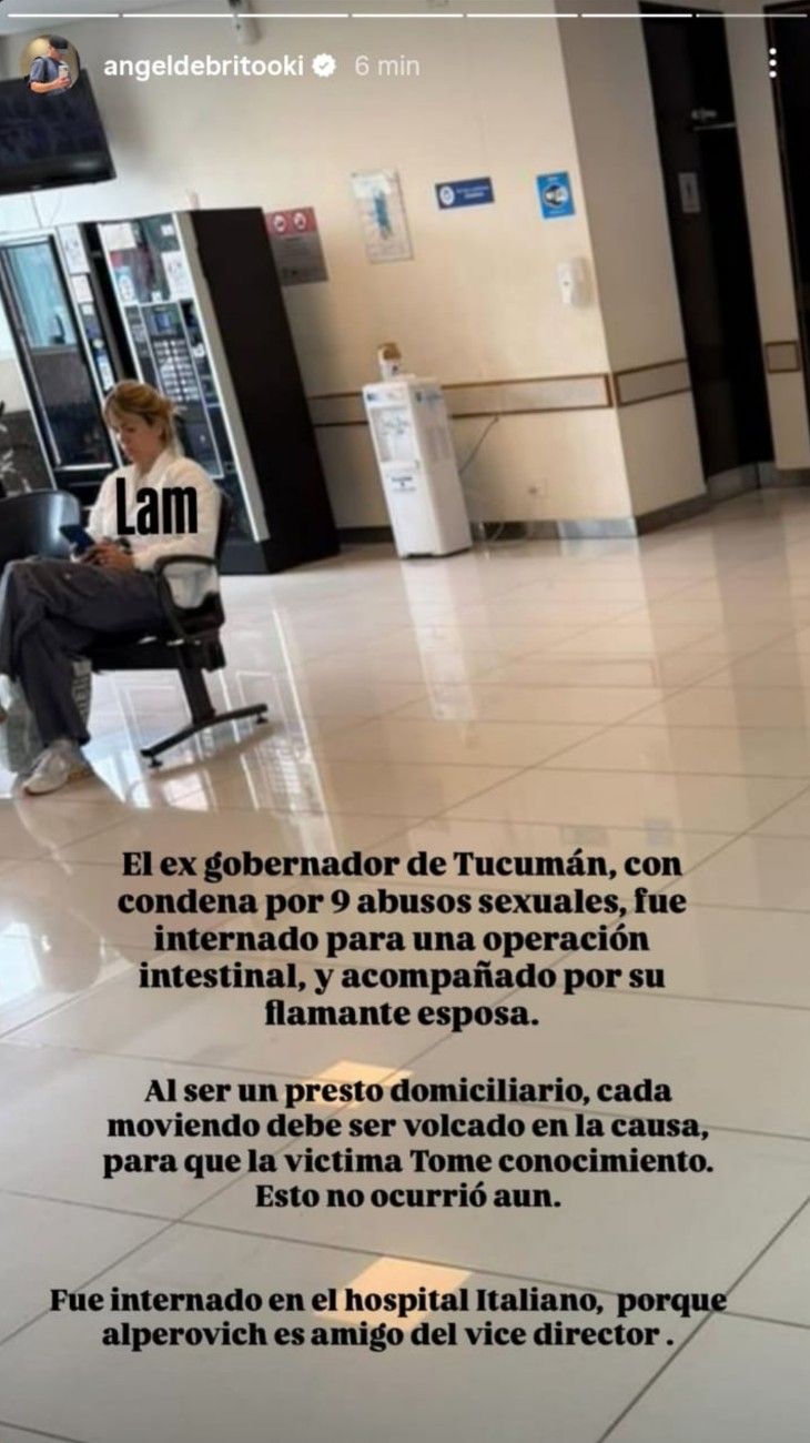 José Alperovich internado