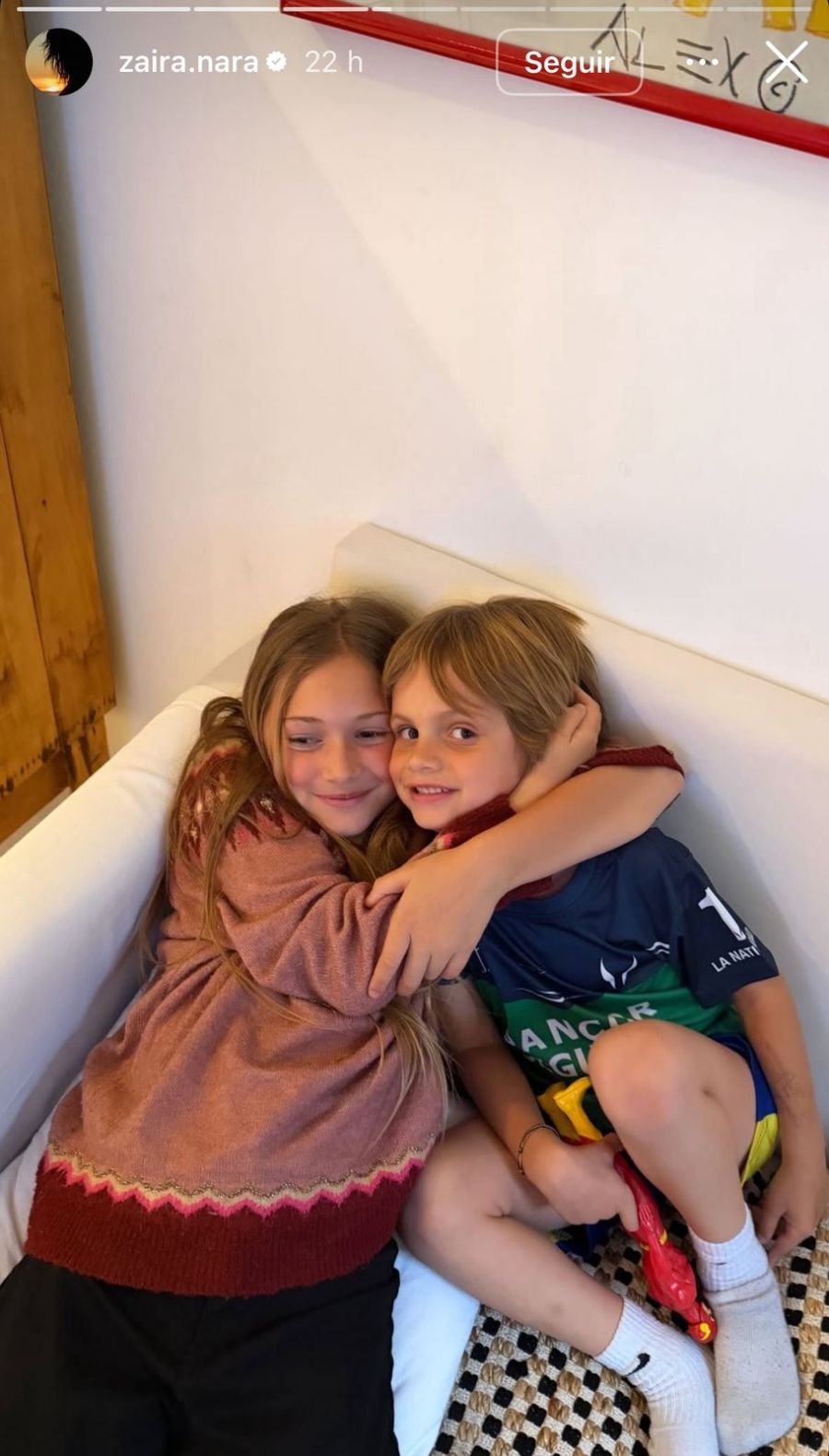 Los hijos de Zaira Nara