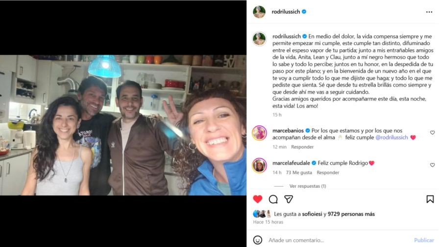 Los mensajes de Adrián Pallares y Rodrigo Lussich