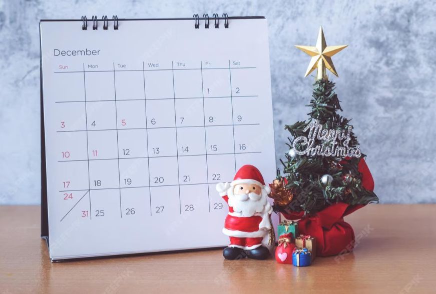 December 2025 holiday calendar