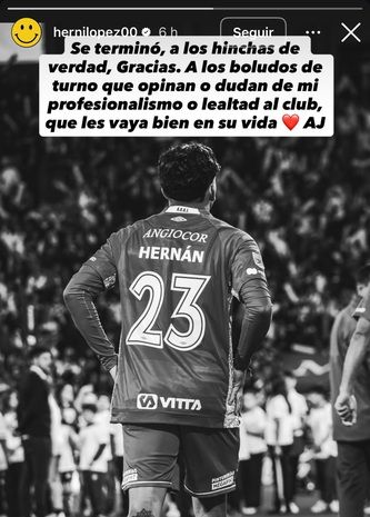 Historia de Hernán López Muñoz