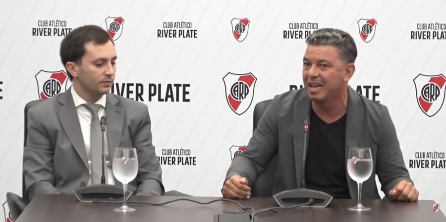 Marcelo Gallardo y Stefano Di Carlo