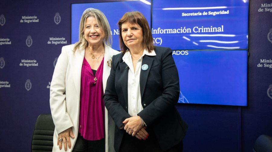 Patricia Bullrich and Alejandra Monteoleva