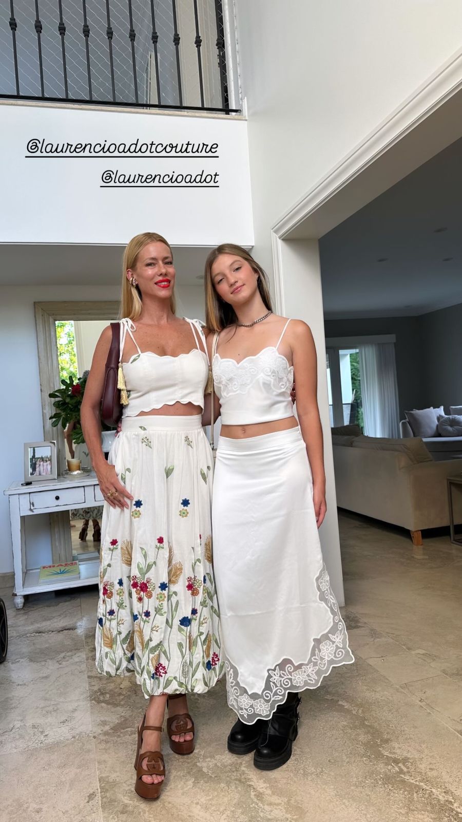 Nicole Neumann y su hija Allegra Cubero