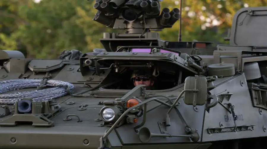 Argentina receives Stryker armored vehicles from the United States 2025-1203