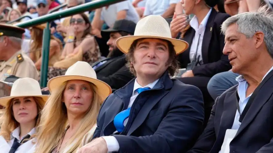 Milei en el Abierto de Palermo