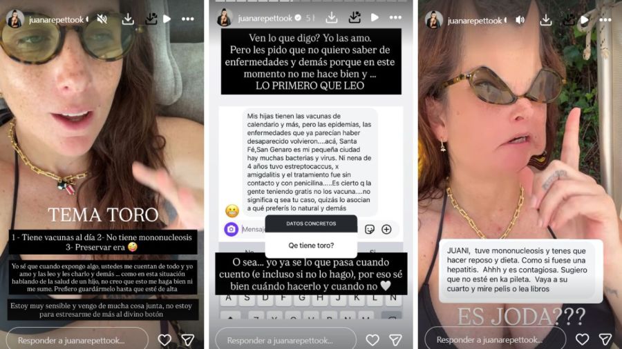 Juana Repetto habló de la salud de su hijo Toribio