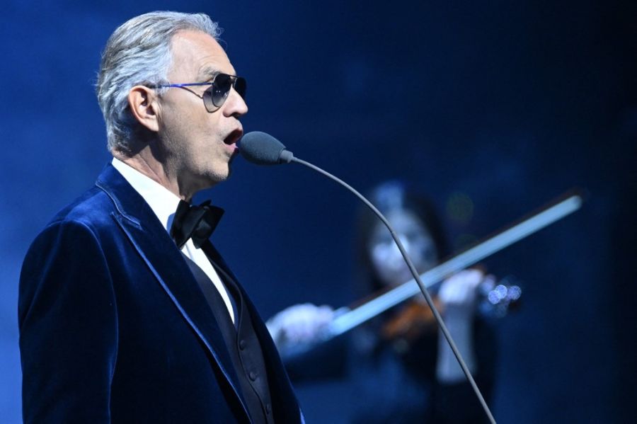 Andrea Bocelli en el Sorteo del Mundial 2026