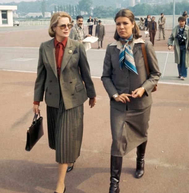 Carolina de Mónaco y Grace Kelly