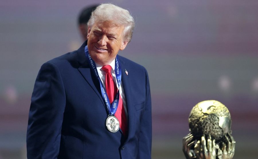 Donald Trump en el sorteo del Mundial 2026