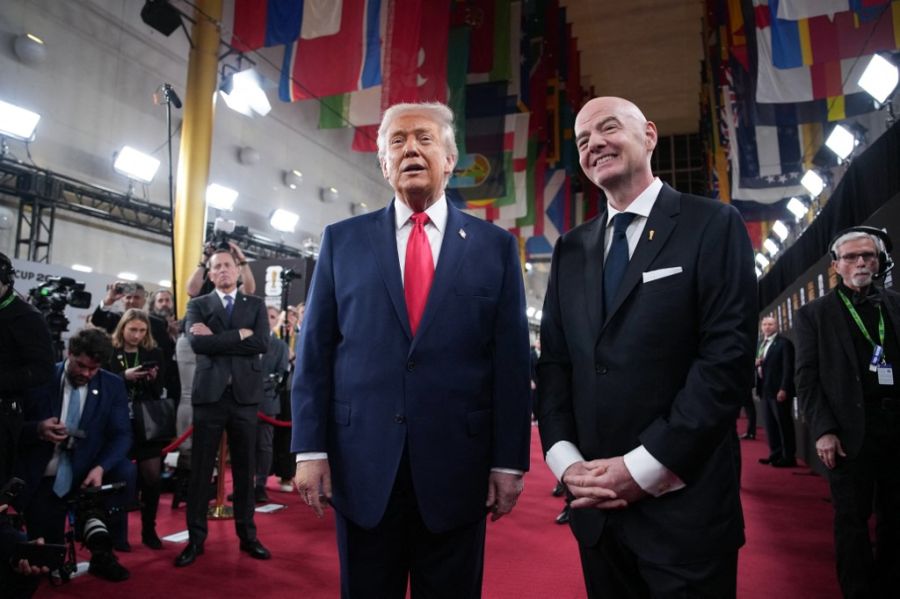 Donald Trump y Gianni Infantino