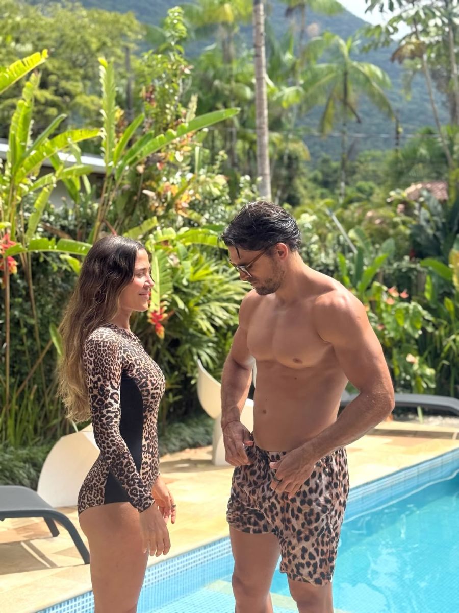 Jimena Barón trajes de baño