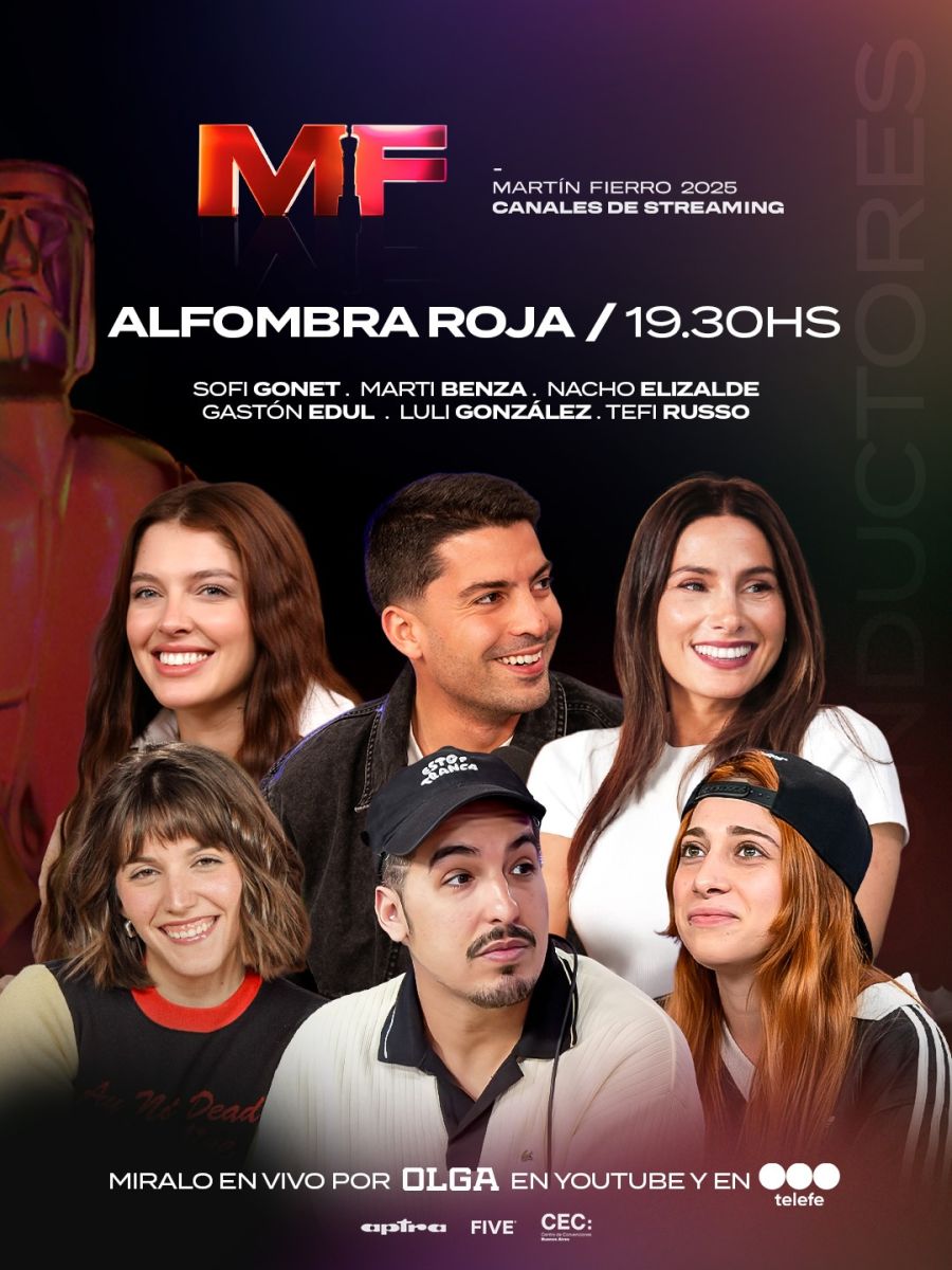 Martín Fierro de Streaming conductores