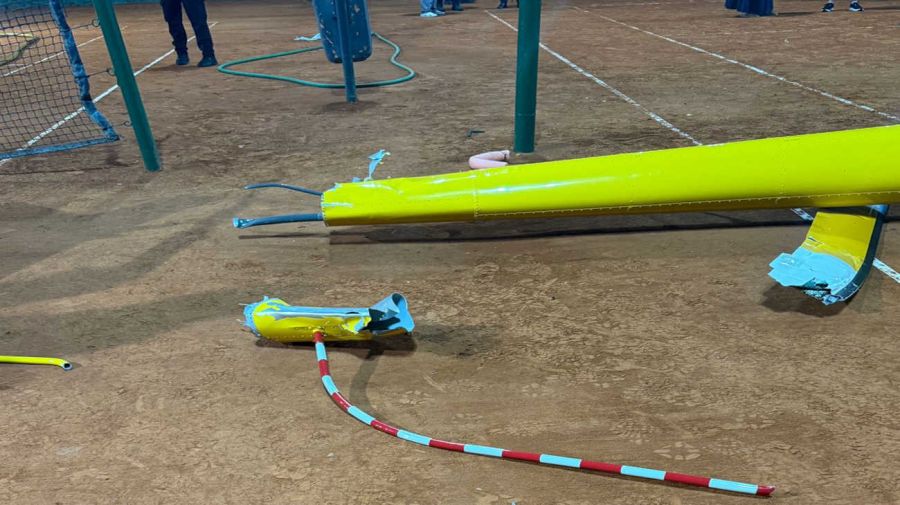 Un helicóptero se precipitó sobre las canchas de tenis del circuito KDT 20251204